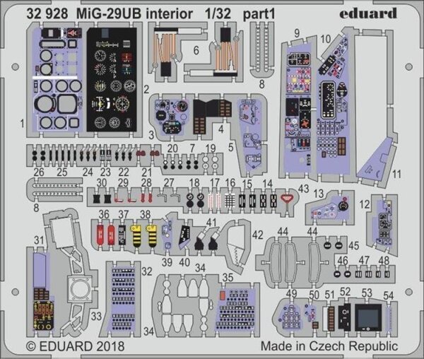 MiG-29UB Fulcrum Interior (Trumpeter)