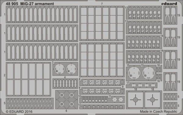 Mikoyan MiG-27 armament for Trumpeter