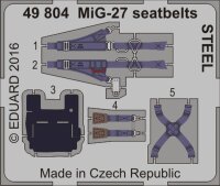 Mikoyan MiG-27 seatbelts STEEL