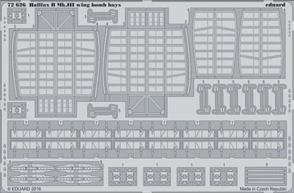 Handley-Page Halifax B Mk.III wing bomb bays