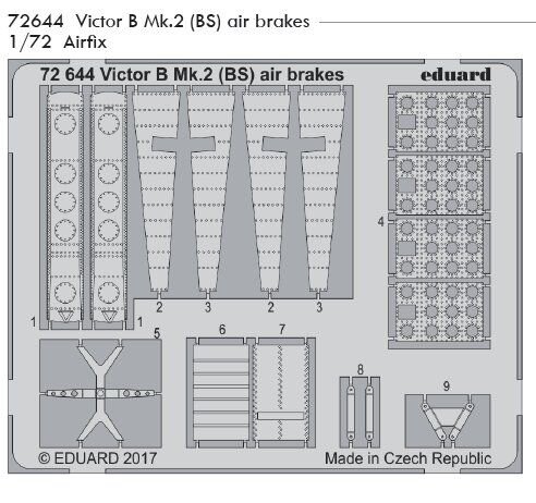 1/72 Handley-Page Victor B.2 Air Brakes for Airfix