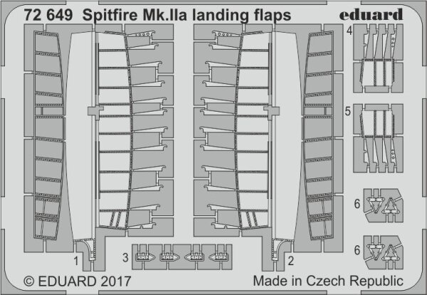 Supermarine Spitfire Mk.IIa landing flaps