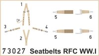 Seatbelts RFC WWI - SUPER FABRIC