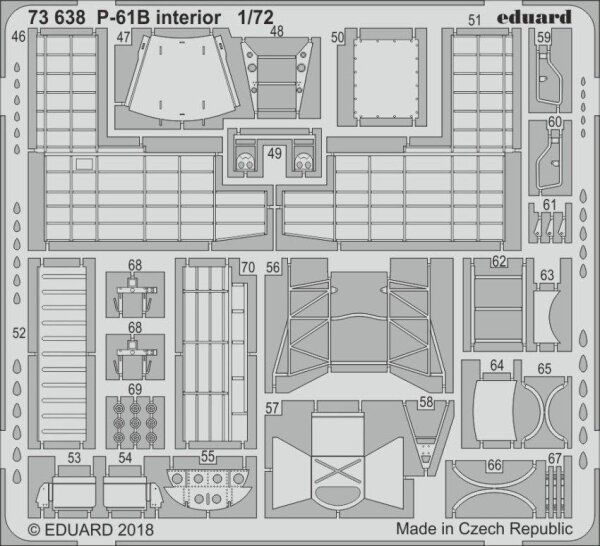 Northrop P-61B Black Widow - interior