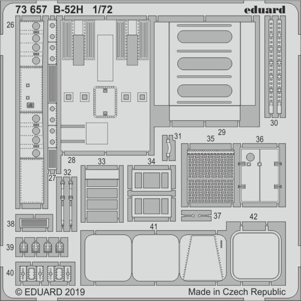 Boeing B-52H interior