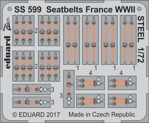 Seatbelts France WWII STEEL