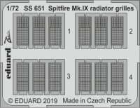 Supermarine Spitfire Mk.IX radiator grilles