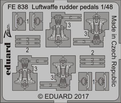 Luftwaffe rudder pedals