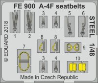1/48 Douglas A-4F Skyhawk seatbelts STEEL
