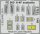 1/48 Douglas A-4F Skyhawk seatbelts STEEL