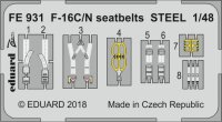 Locheed-Martin F-16C/N Fighting Falcon seatbelts