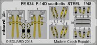 Grumman F-14D Tomcat seatbelts STEEL