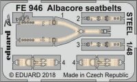Fairey Albacore seatbelts STEEL