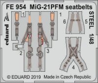 MiG-21PFM seatbelts STEEL