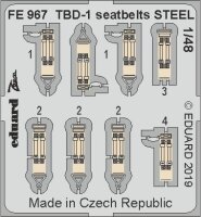 Douglas TBD-1 seatbelts STEEL