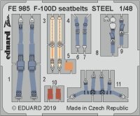 North-American F-100D Super Sabre seatbelts STEEL