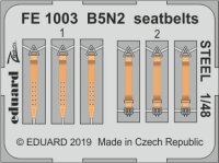 Nakajima B5N2 Type 97 seatbelts STEEL