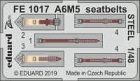 Mitsubishi A6M5 Zero seatbelts STEEL