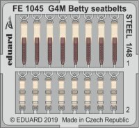Mitsubishi G4M1 Betty seatbelts STEEL