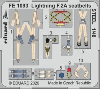 BAC/EE Lightning F.2A/F.6 seatbelts STEEL