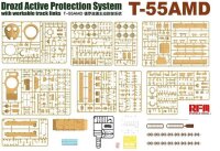 T-55 AMD Drozd APS w/ workable track links