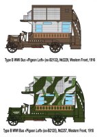 1/72 WWI Type B Bus "Pigeon Loft"