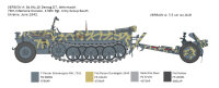 Sd.Kfz. 10 Demag D7 with 7,5cm LeIg18 and Crew