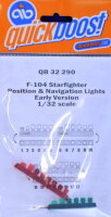 Lockheed F-104 Starfighter position & navigation lights - early Version
