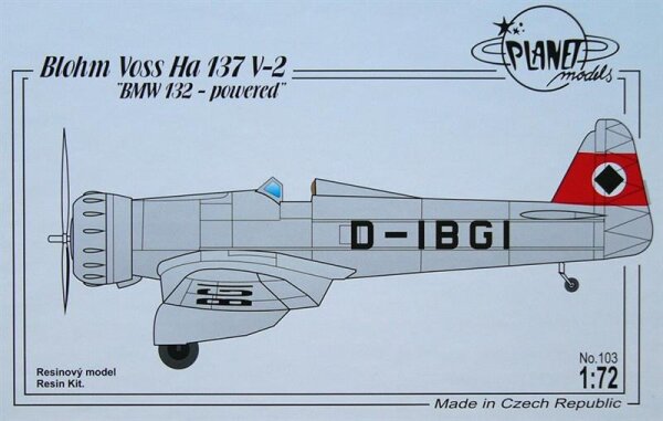 Blohm & Voss Ha 137V-2 "BMW 132 powered"