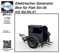 Elektrischer Generator 8kw für Flak Sw-36 mit Sd.Ah.51