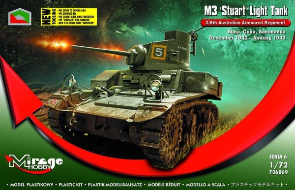 M3 Stuart Light Tank "2/6th Australian Armoured Regiment"
