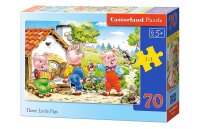Three Little Pigs - Puzzle 70 Teile