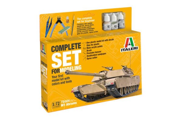 1:72 M1 Abrams - Komplettset für Beginer