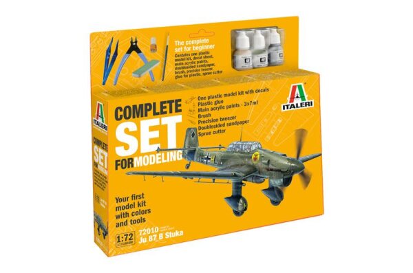 1:72 Junker Ju-87B Stuka  - Komplettset für Beginner