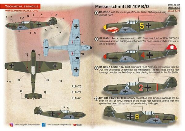 Messerschmitt Bf-109B/D