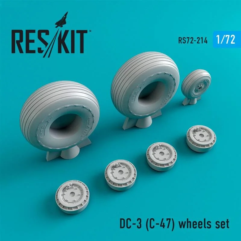 Douglas DC-3 Dakota (C-47 Skytrain) wheels set