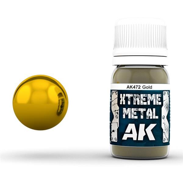 AK472 Xtreme Metal Gold 30 ml