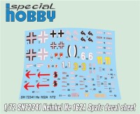 1/72 Heinkel He-162A Spatz "German WWII Jet Fighter"