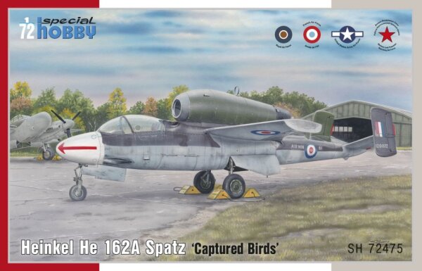 1/72 Heinkel He-162A Spatz "Captured Birds"