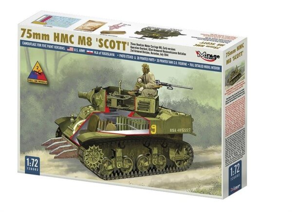 75mm HMC M8 "Scott" Operation Overlord 1944