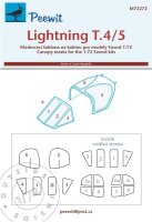 BAC/EE Lightning T.4/T.5 Canopy Masks (Sword)