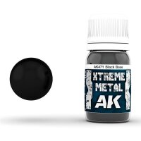 AK471 Xtreme Metal Black Base 30 ml