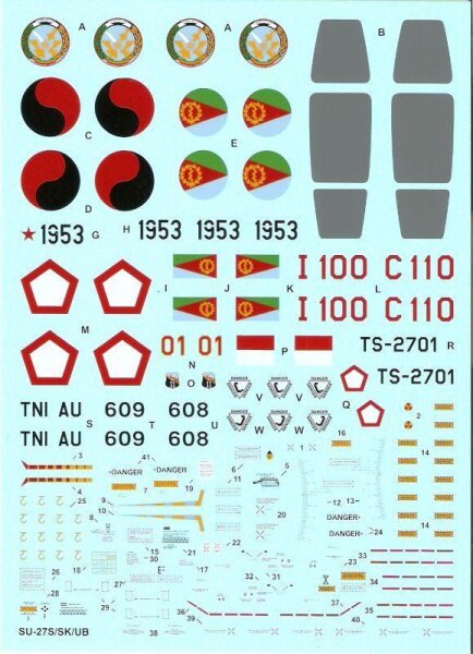 1/48 Su-27S / Su-27SK / Su-27UB Flanker B/C