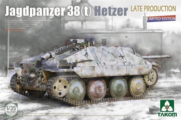 1/35 Jagdpanzer 38(t) Hetzer LATE Production - Limited Edition