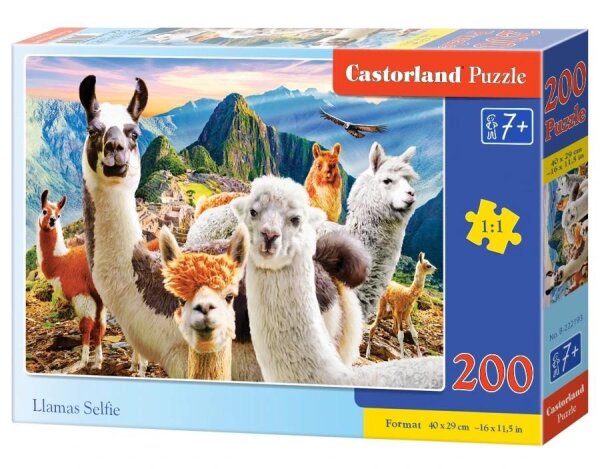 Llamas Selfie - Puzzle 200 Teile