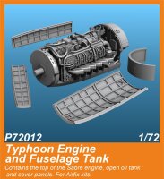Typhoon Mk.I Engine and Fuselage Tank 1/72 (Airfix)