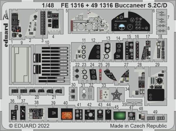 Blackburn Buccaneer S.2C/D (Airfix) - Zoom -