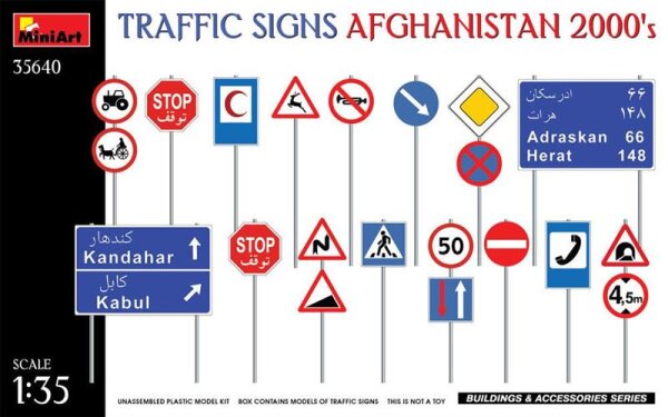 Afghanistan Traffic Signs 2000s