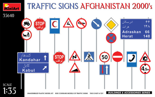 Afghanistan Traffic Signs 2000s