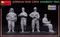German Tank Crew. Kharkov 1943. Resin Heads